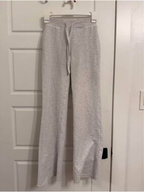 Garage Light Gray Wide-Leg Sweatpants